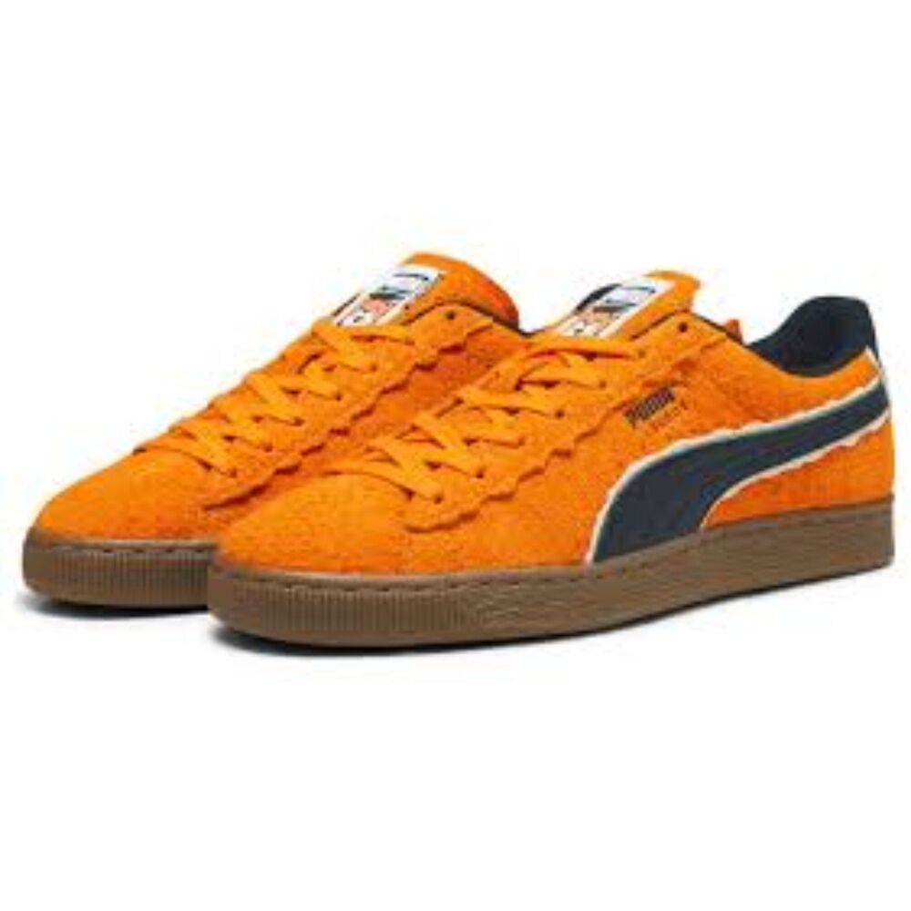 Puma Suede "The Smurfs-Azrael Cat" Pumpkin Pie-Puma Black 393534 01 Men's 10